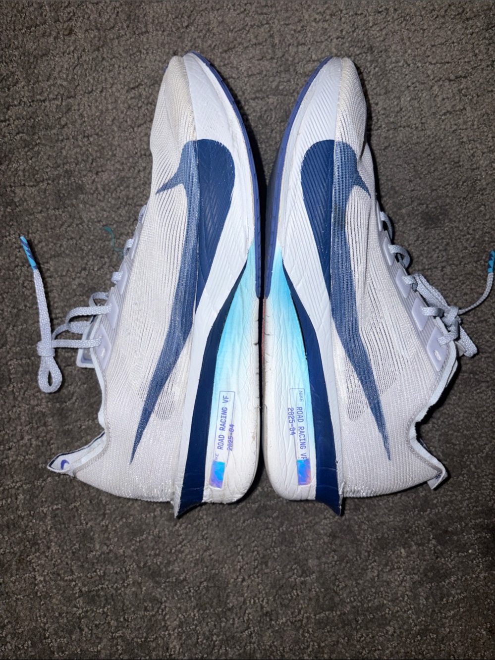 Nike Women's zoom x vaporfly next%4 ghost void violet Running Shoes